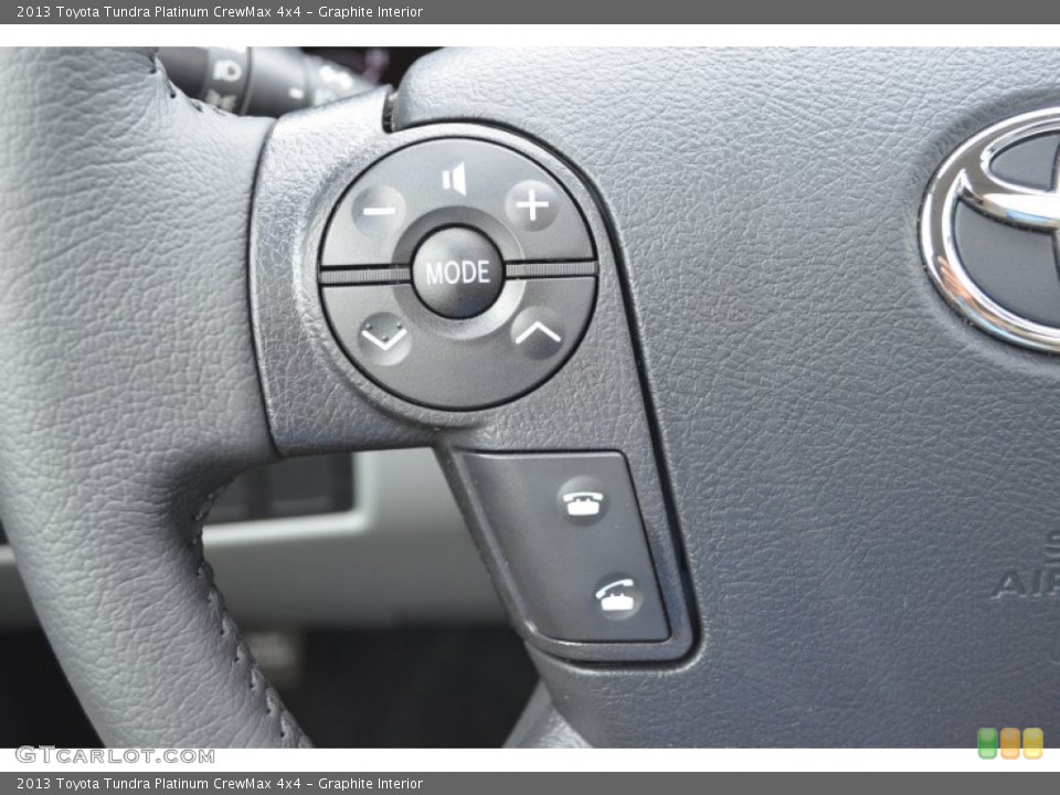 Graphite Interior Controls for the 2013 Toyota Tundra Platinum CrewMax 4x4 #79832695
