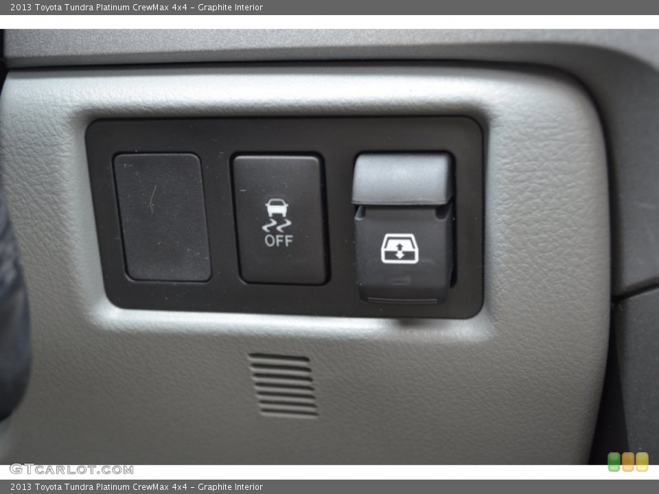 Graphite Interior Controls for the 2013 Toyota Tundra Platinum CrewMax 4x4 #79832746