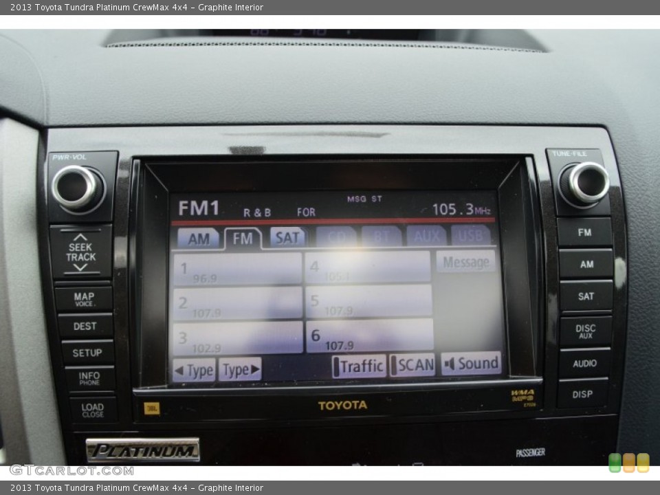 Graphite Interior Audio System for the 2013 Toyota Tundra Platinum CrewMax 4x4 #79832786