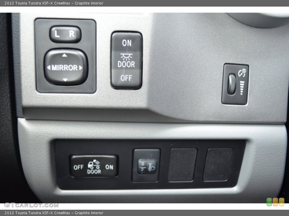Graphite Interior Controls for the 2013 Toyota Tundra XSP-X CrewMax #79833643