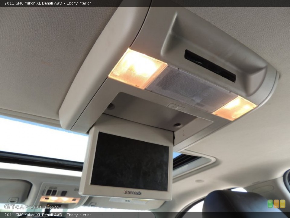 Ebony Interior Entertainment System for the 2011 GMC Yukon XL Denali AWD #79833751