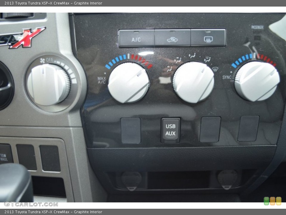 Graphite Interior Controls for the 2013 Toyota Tundra XSP-X CrewMax #79833780