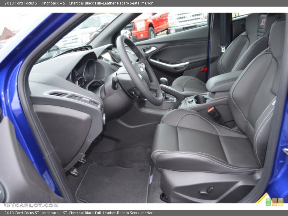 ST Charcoal Black Full-Leather Recaro Seats Interior Photo for the 2013 Ford Focus ST Hatchback #79834954