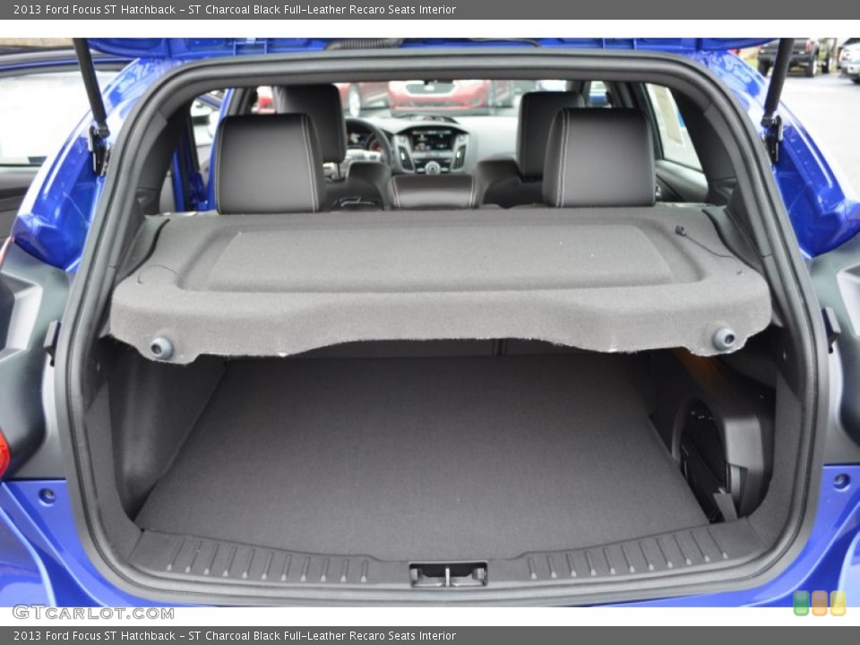 ST Charcoal Black Full-Leather Recaro Seats Interior Trunk for the 2013 Ford Focus ST Hatchback #79835008