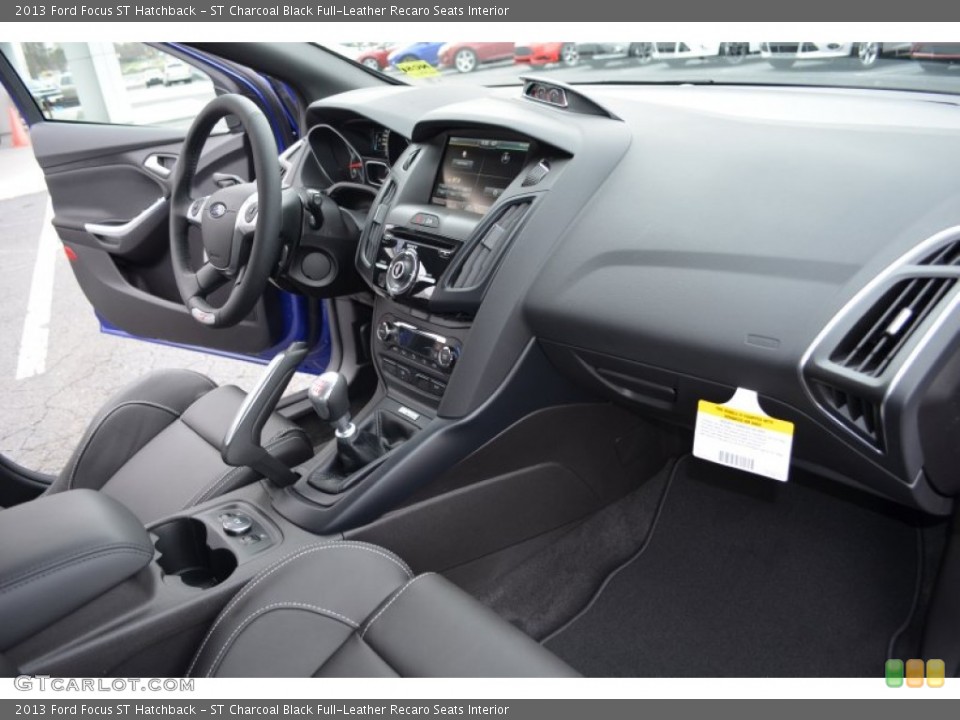 ST Charcoal Black Full-Leather Recaro Seats Interior Dashboard for the 2013 Ford Focus ST Hatchback #79835077