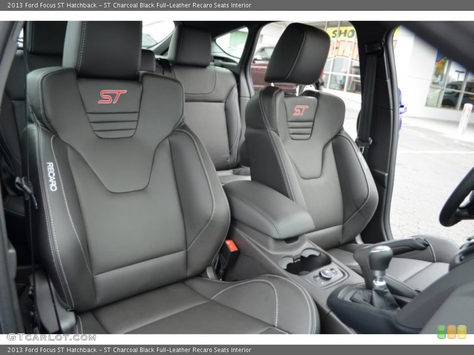ST Charcoal Black Full-Leather Recaro Seats Interior Photo for the 2013 Ford Focus ST Hatchback #79835115