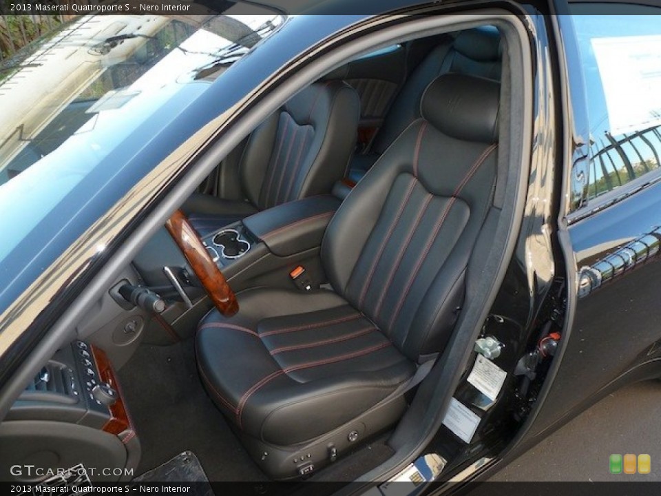 Nero Interior Front Seat for the 2013 Maserati Quattroporte S #79835614