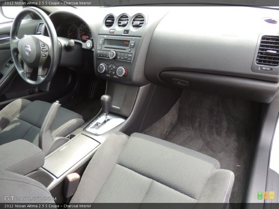 Charcoal Interior Dashboard for the 2012 Nissan Altima 2.5 S Coupe #79835762