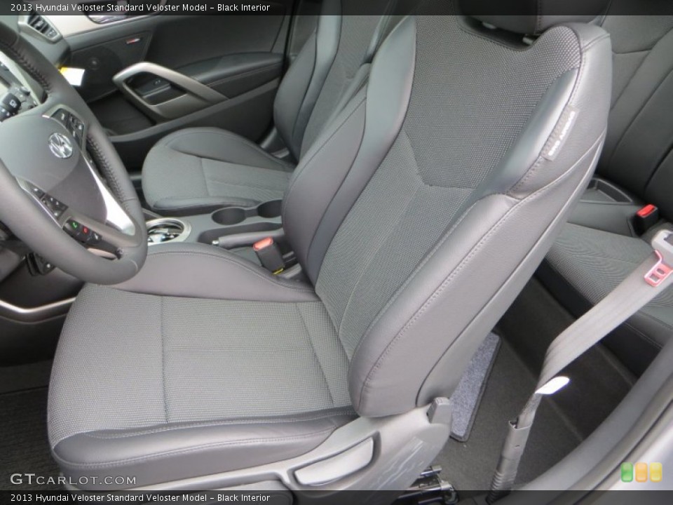 Black Interior Front Seat for the 2013 Hyundai Veloster  #79835845