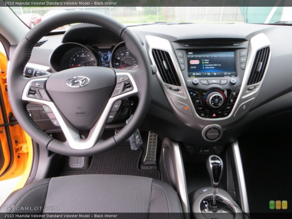 Black Interior Dashboard for the 2013 Hyundai Veloster  #79836547
