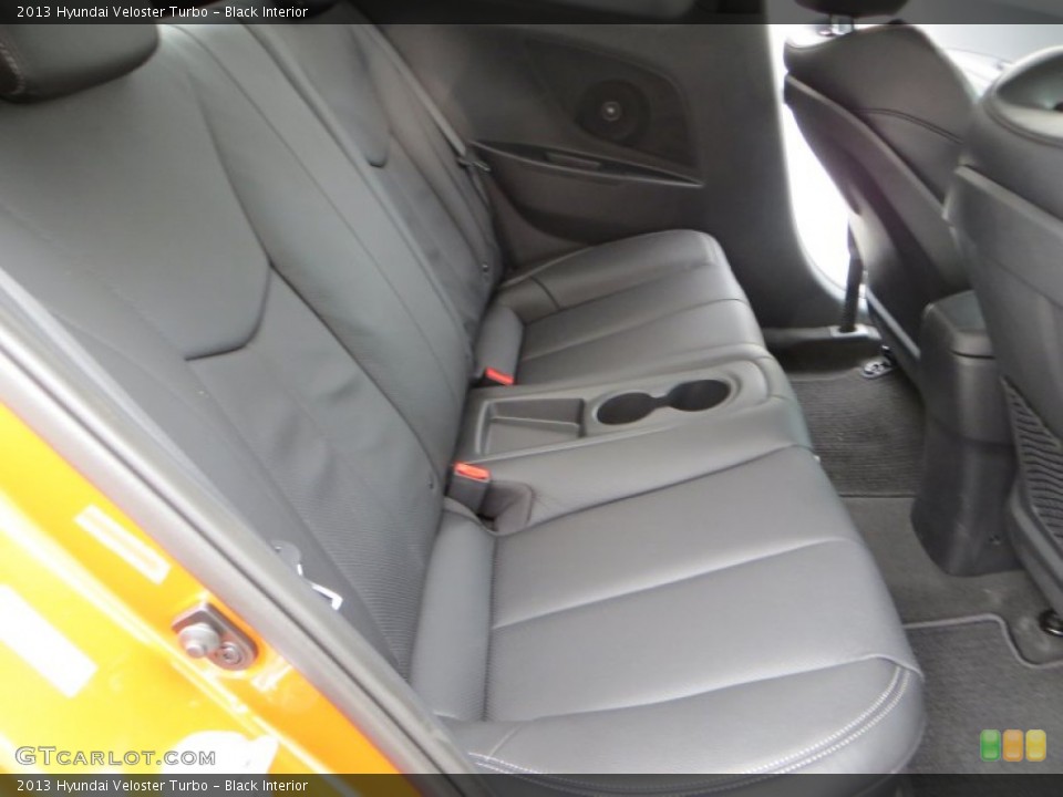 Black Interior Rear Seat for the 2013 Hyundai Veloster Turbo #79837081