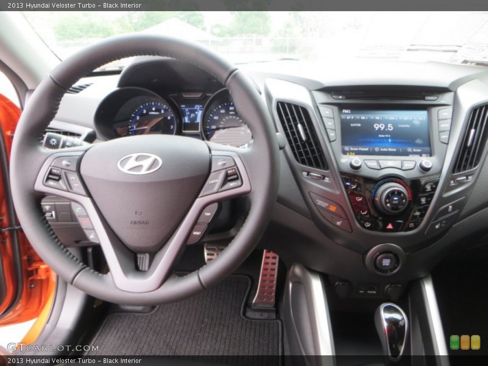 Black Interior Dashboard for the 2013 Hyundai Veloster Turbo #79837178