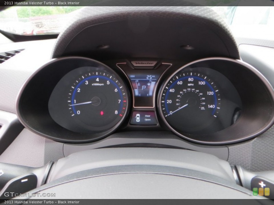 Black Interior Gauges for the 2013 Hyundai Veloster Turbo #79837240