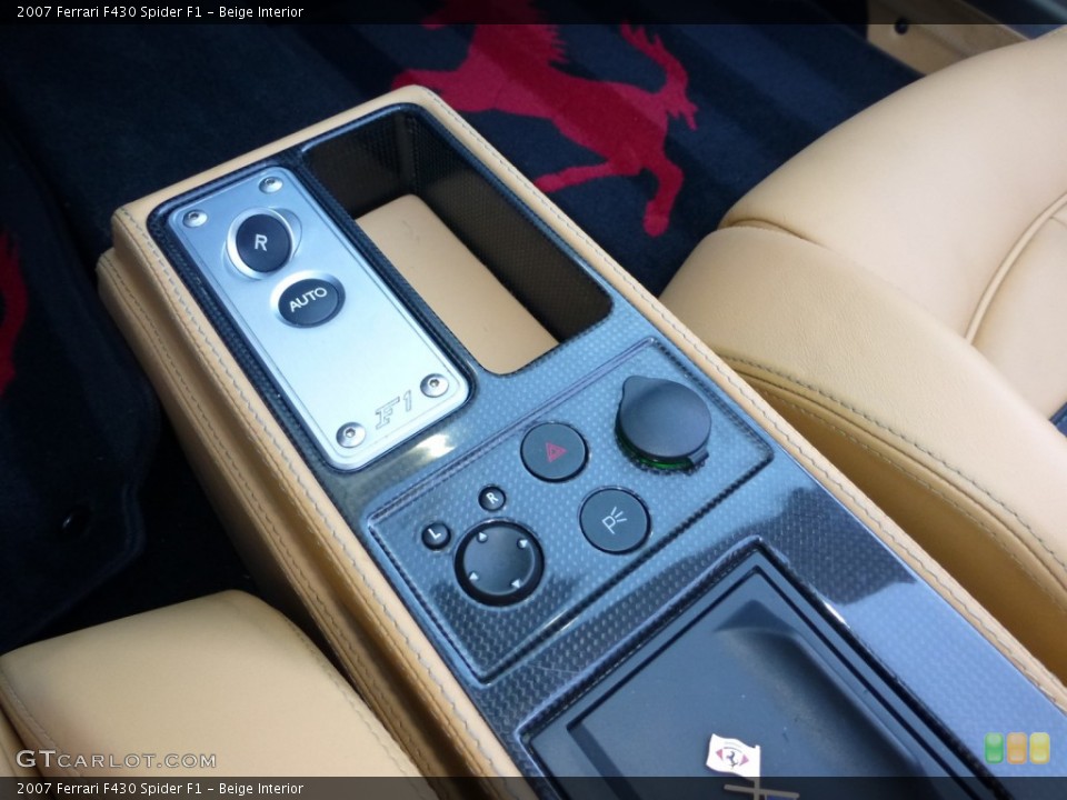 Beige Interior Controls for the 2007 Ferrari F430 Spider F1 #79837990