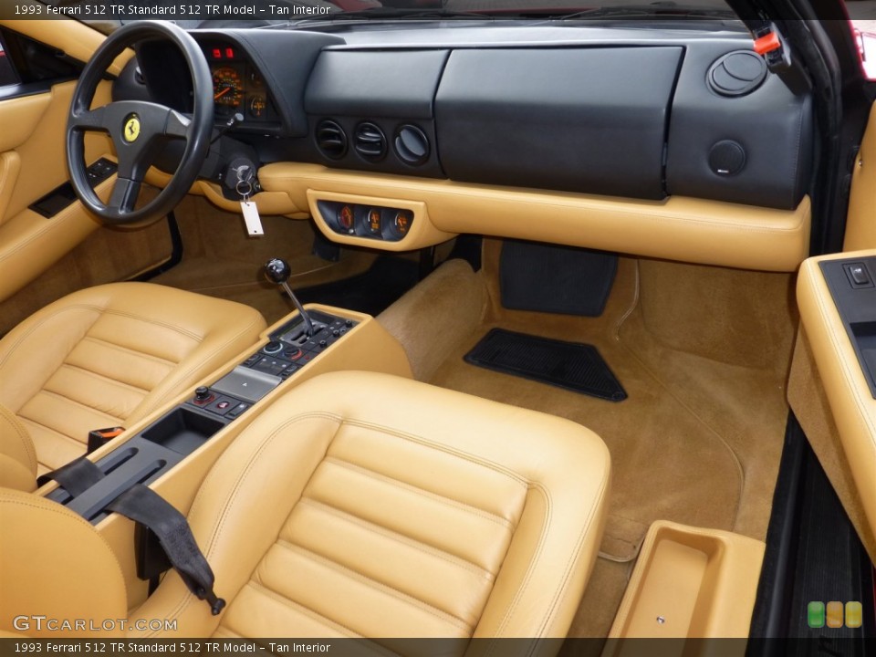 Tan Interior Dashboard for the 1993 Ferrari 512 TR  #79838908