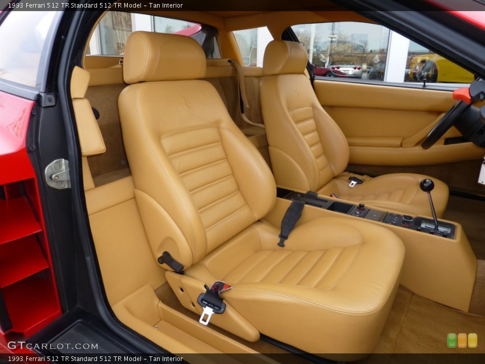 Tan Interior Front Seat for the 1993 Ferrari 512 TR  #79838977