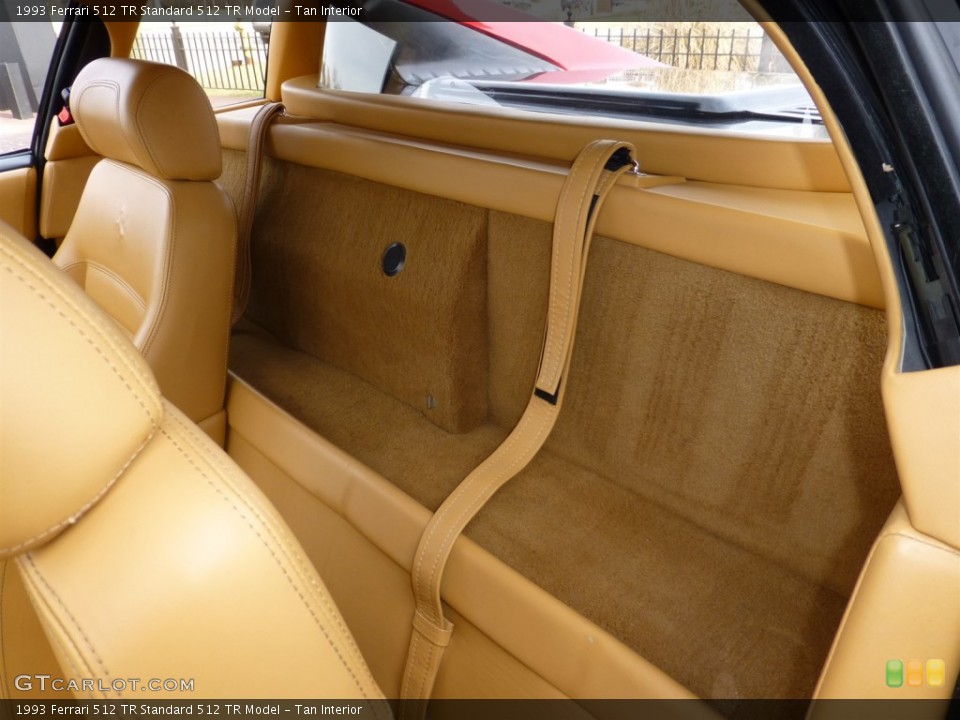 Tan Interior Rear Seat for the 1993 Ferrari 512 TR  #79839055