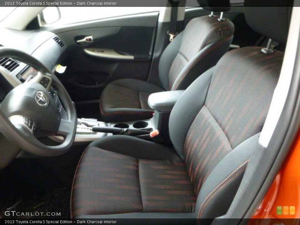 Dark Charcoal Interior Photo for the 2013 Toyota Corolla S Special Edition #79840672