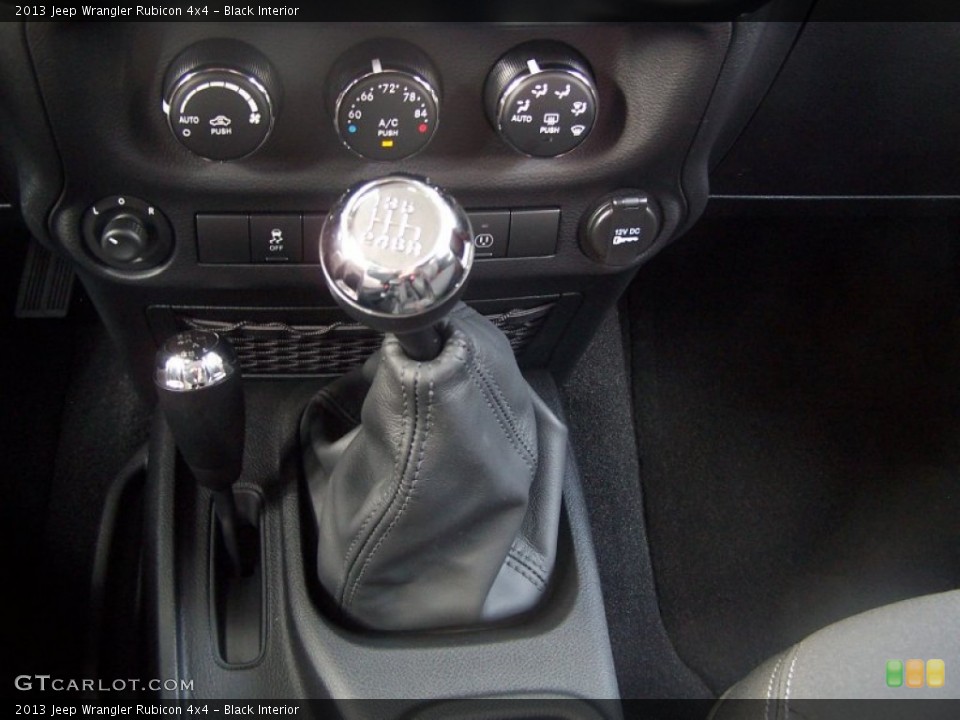 Black Interior Transmission for the 2013 Jeep Wrangler Rubicon 4x4 #79841164