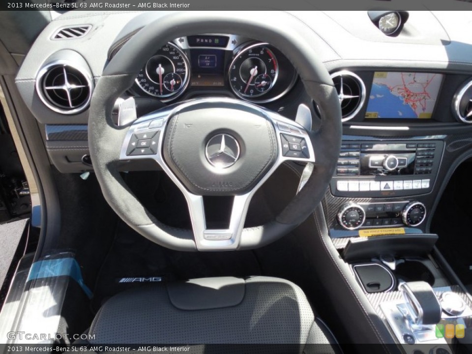 AMG Black Interior Dashboard for the 2013 Mercedes-Benz SL 63 AMG Roadster #79842100