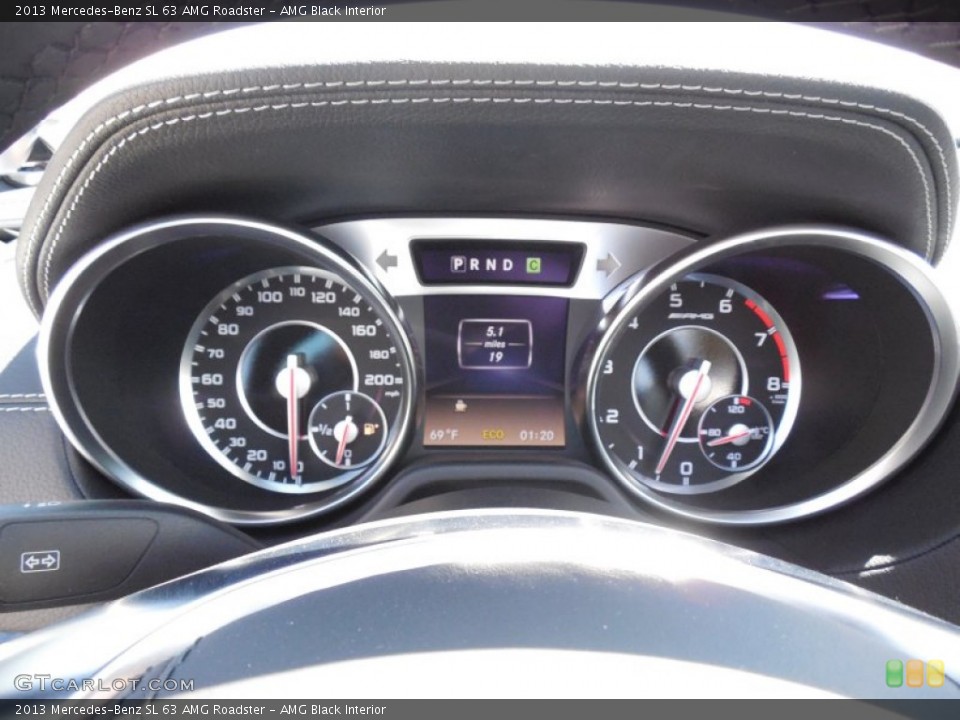 AMG Black Interior Gauges for the 2013 Mercedes-Benz SL 63 AMG Roadster #79842139