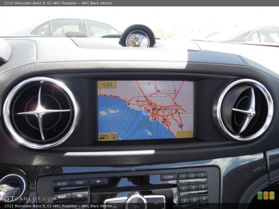 AMG Black Interior Navigation for the 2013 Mercedes-Benz SL 63 AMG Roadster #79842157