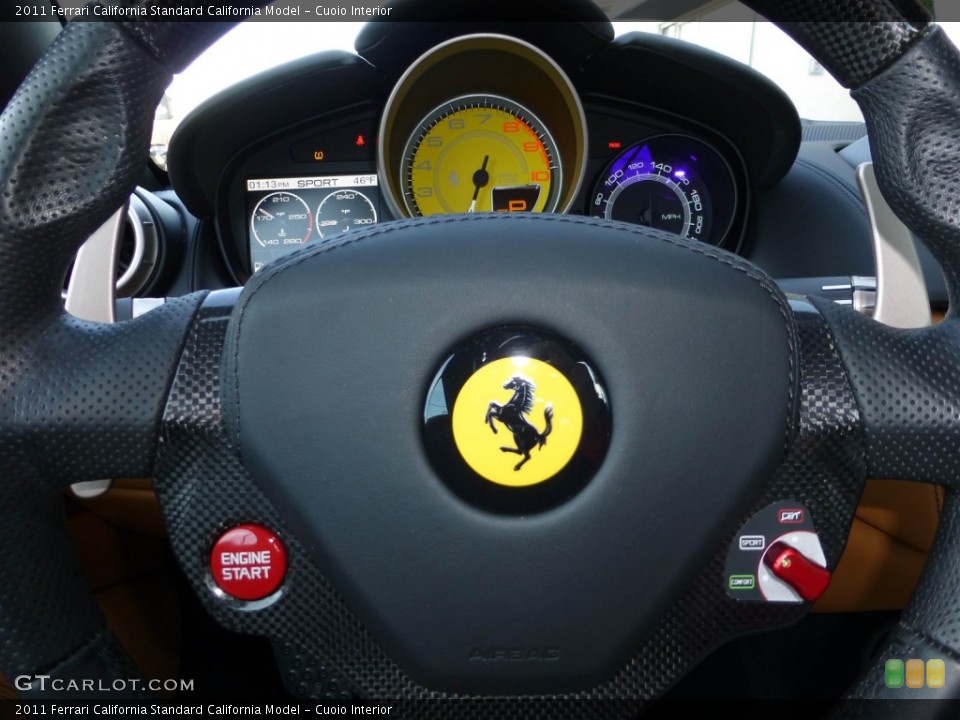 Cuoio Interior Controls for the 2011 Ferrari California  #79842679