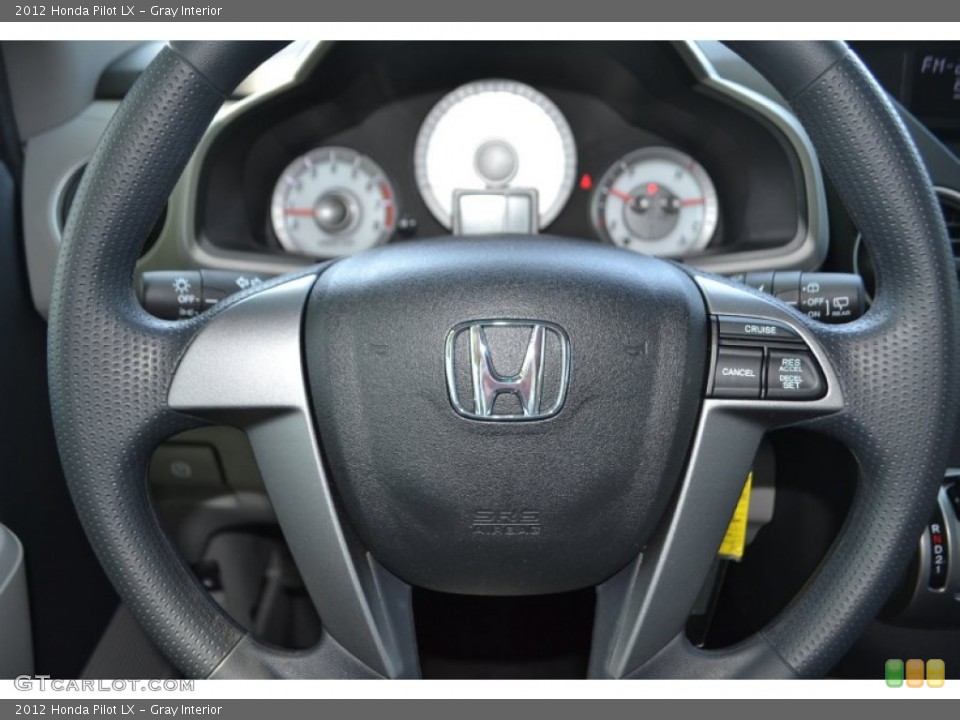 Gray Interior Steering Wheel for the 2012 Honda Pilot LX #79842763