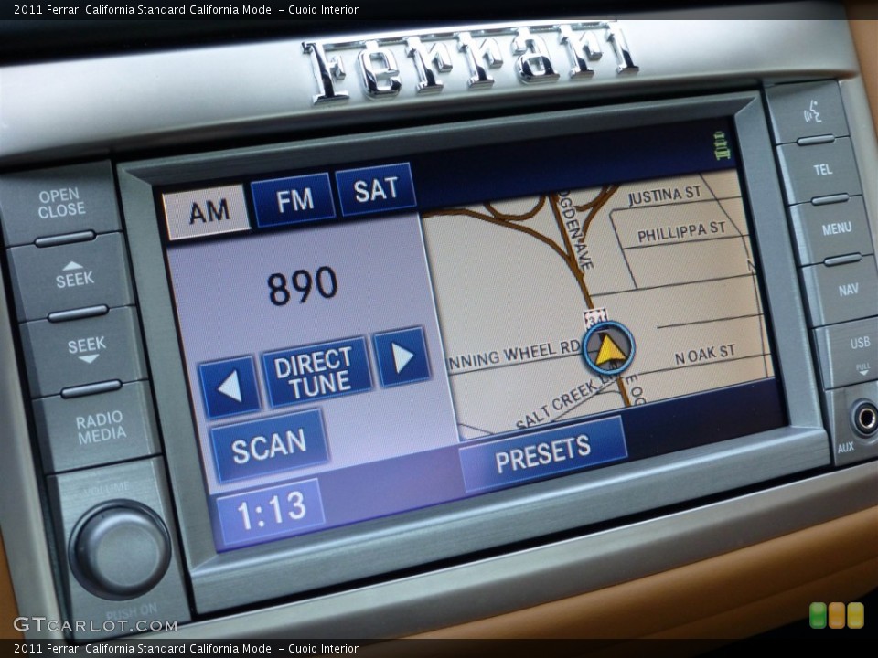 Cuoio Interior Navigation for the 2011 Ferrari California  #79843101