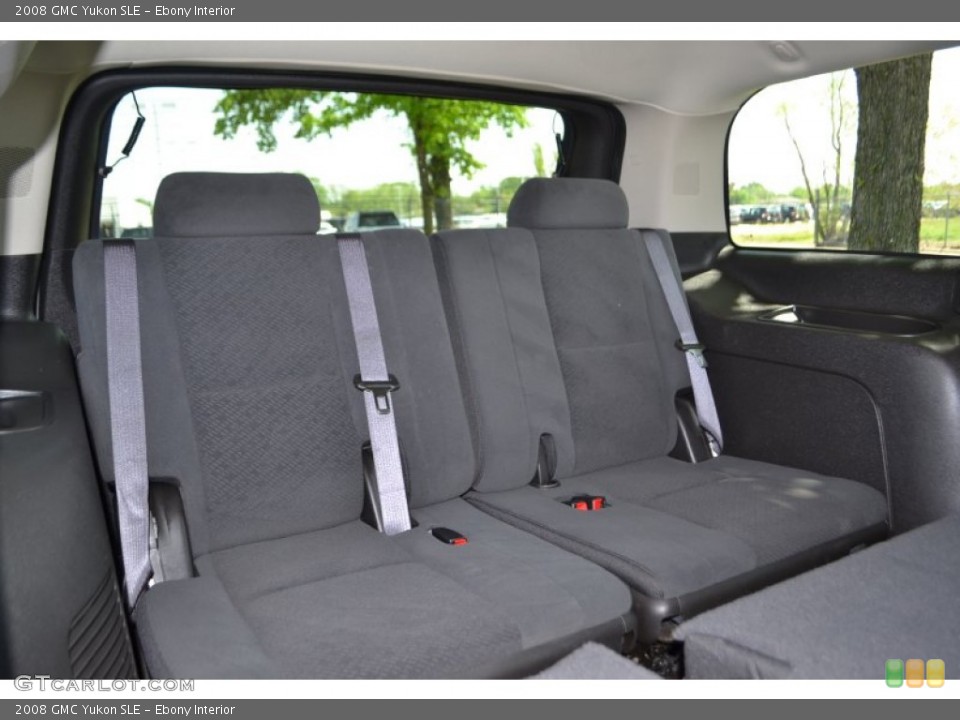 Ebony Interior Rear Seat for the 2008 GMC Yukon SLE #79843942