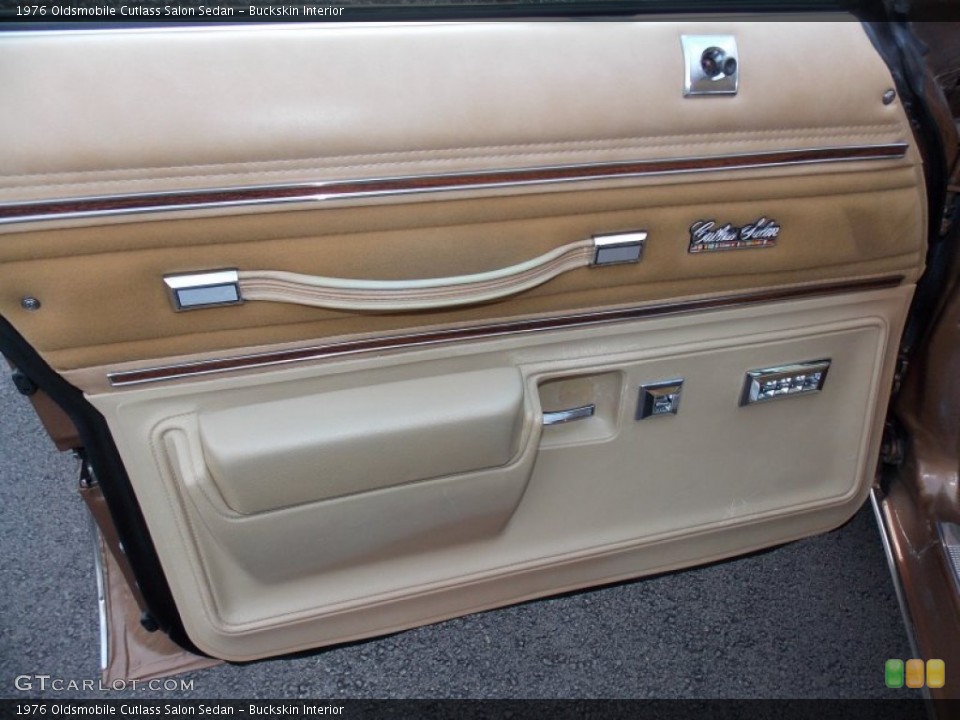 Buckskin Interior Door Panel for the 1976 Oldsmobile Cutlass Salon Sedan #79844314
