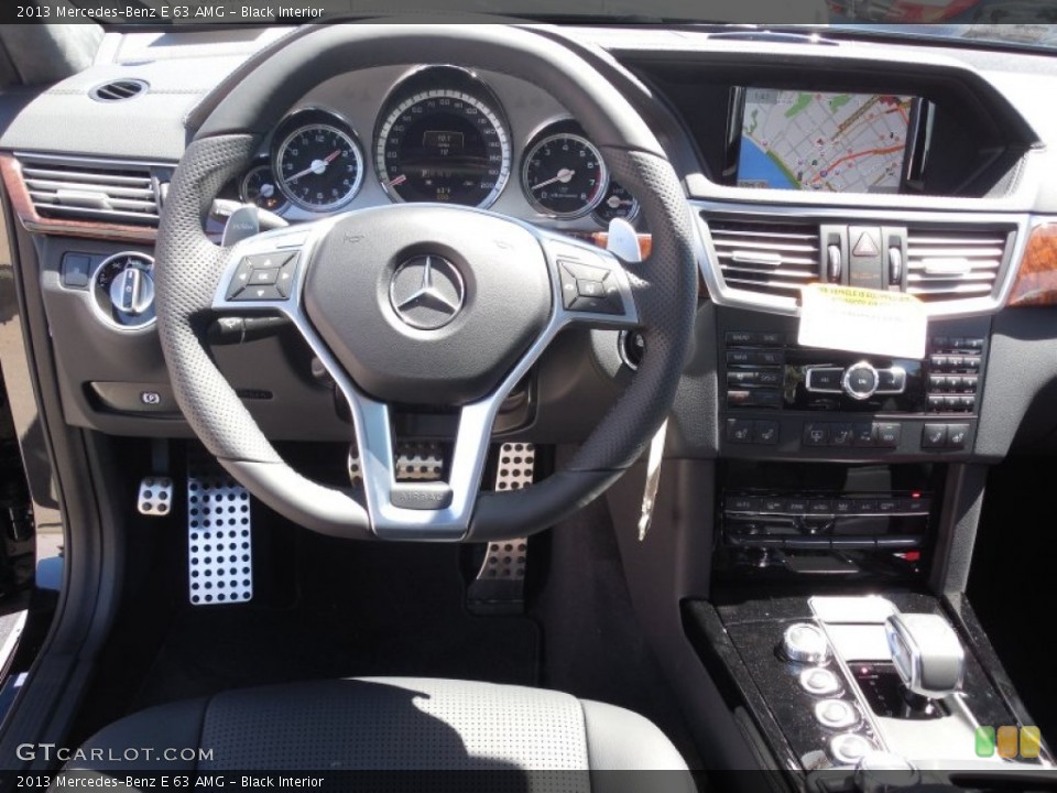 Black Interior Dashboard for the 2013 Mercedes-Benz E 63 AMG #79844361