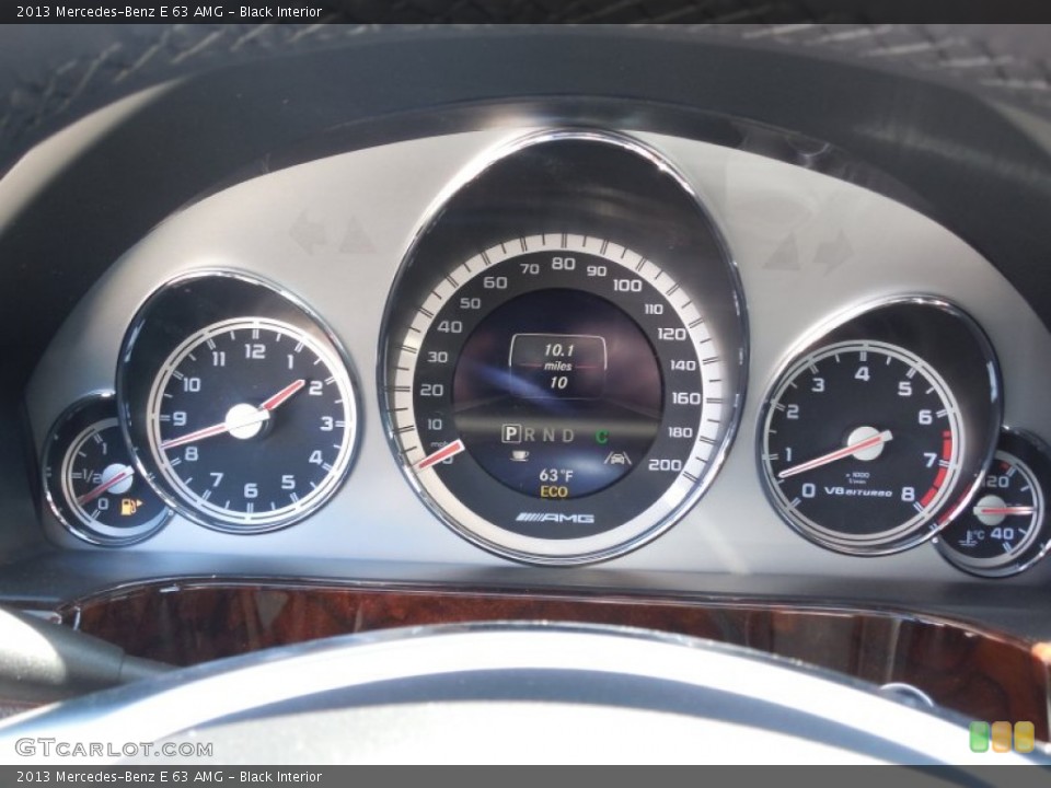 Black Interior Gauges for the 2013 Mercedes-Benz E 63 AMG #79844413