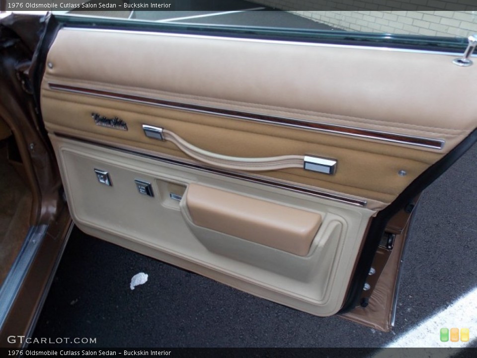 Buckskin Interior Door Panel for the 1976 Oldsmobile Cutlass Salon Sedan #79844479