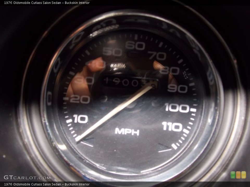 Buckskin Interior Gauges for the 1976 Oldsmobile Cutlass Salon Sedan #79844598