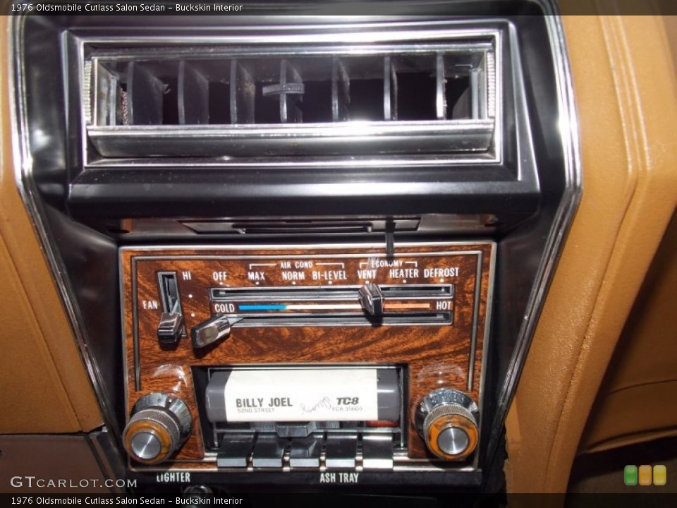 Buckskin Interior Controls for the 1976 Oldsmobile Cutlass Salon Sedan #79844623