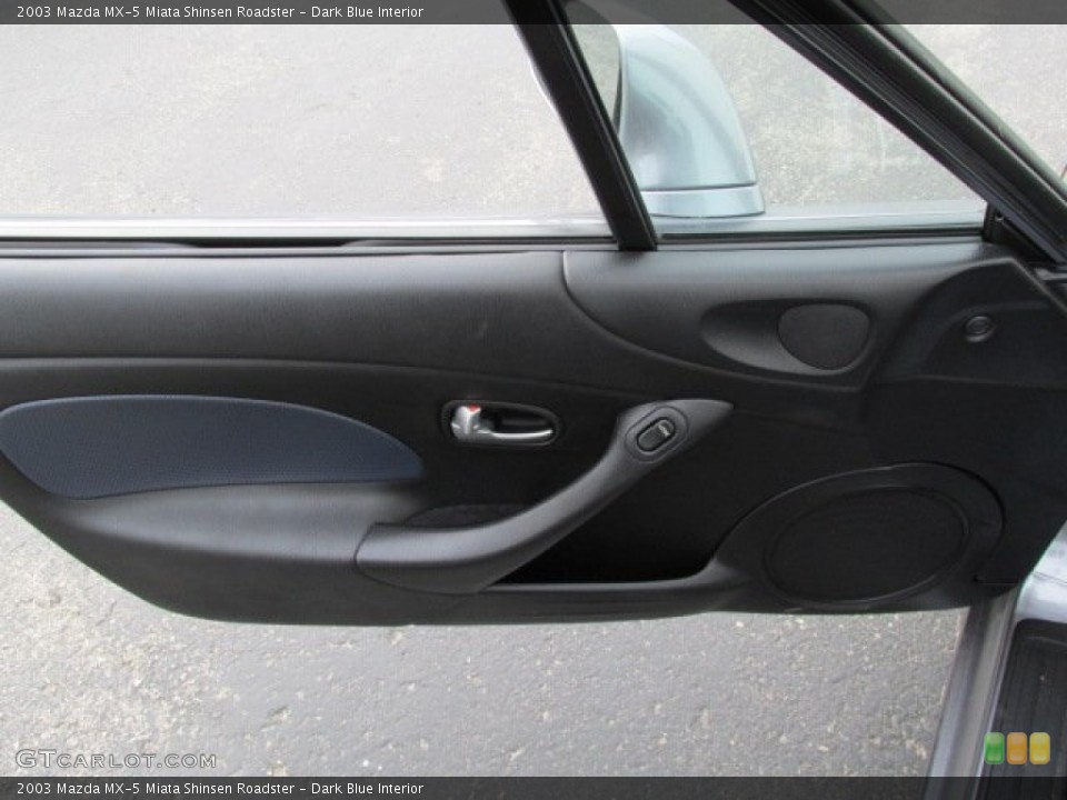 Dark Blue Interior Door Panel for the 2003 Mazda MX-5 Miata Shinsen Roadster #79845523