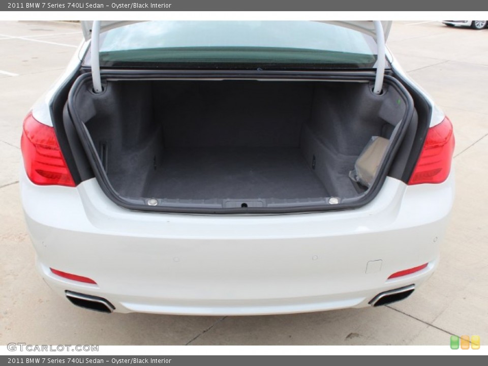 Oyster/Black Interior Trunk for the 2011 BMW 7 Series 740Li Sedan #79845602