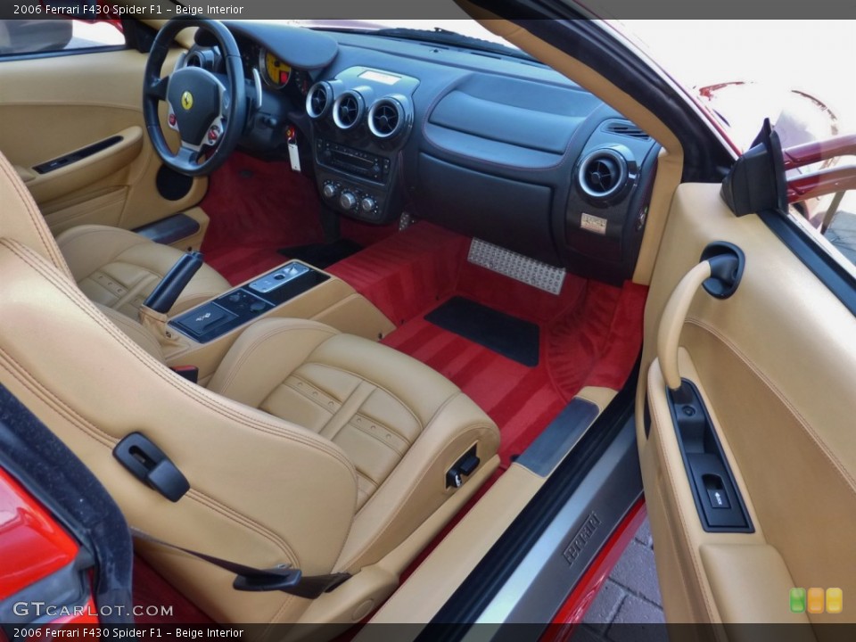 Beige Interior Dashboard for the 2006 Ferrari F430 Spider F1 #79846575