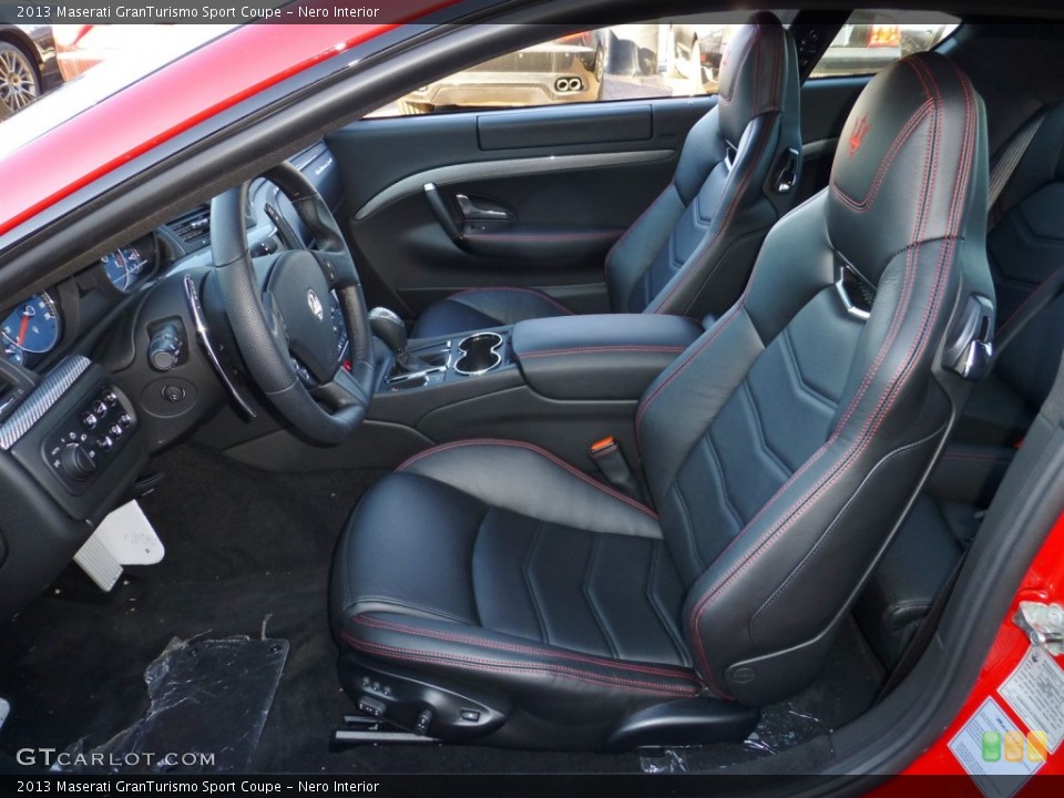 Nero Interior Front Seat for the 2013 Maserati GranTurismo Sport Coupe #79847266