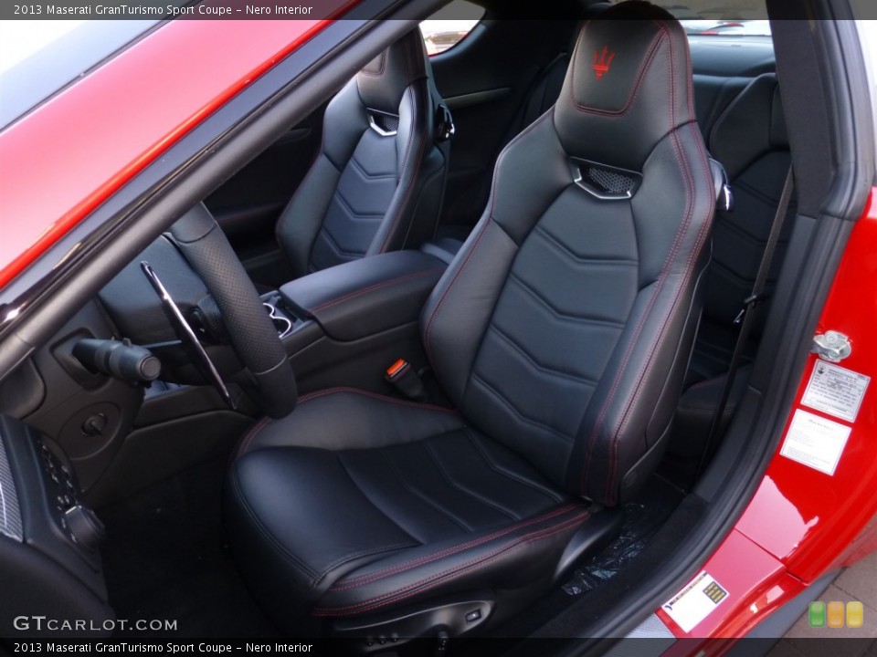 Nero Interior Front Seat for the 2013 Maserati GranTurismo Sport Coupe #79847333