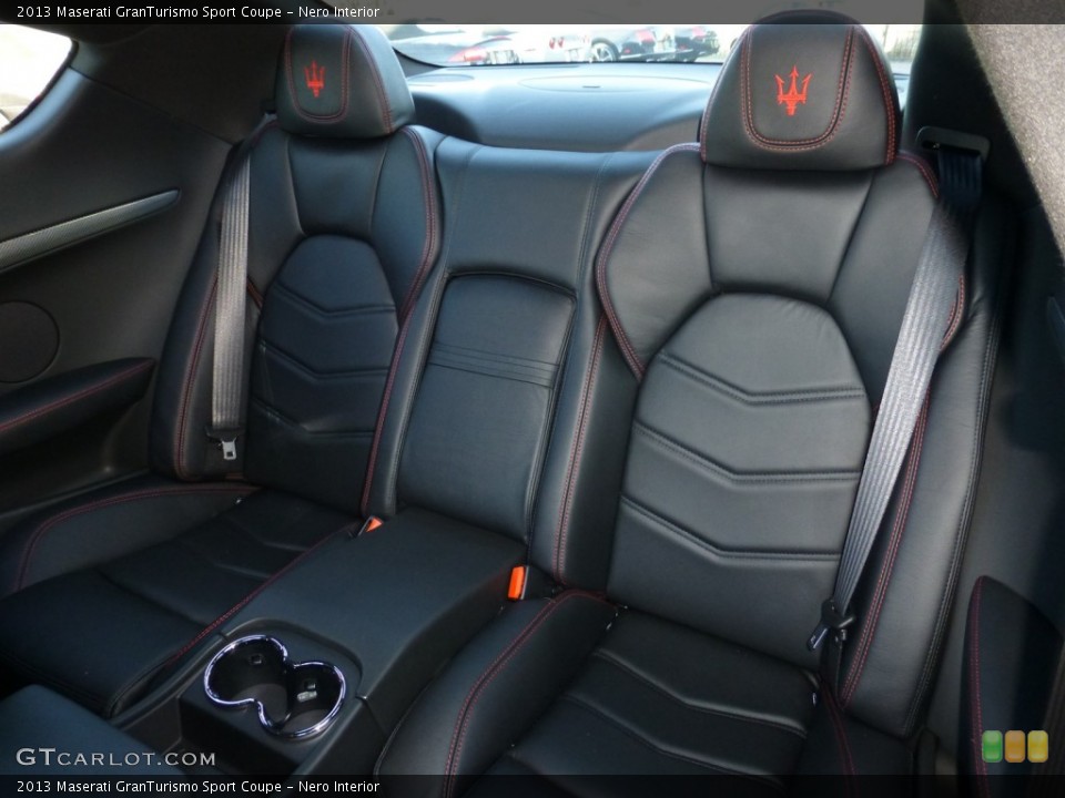Nero Interior Rear Seat for the 2013 Maserati GranTurismo Sport Coupe #79847938