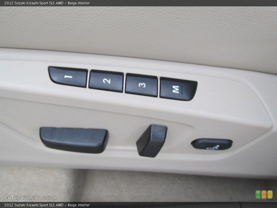Beige Interior Controls for the 2012 Suzuki Kizashi Sport SLS AWD #79849420