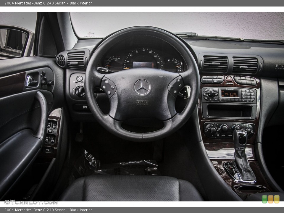 Black Interior Dashboard for the 2004 Mercedes-Benz C 240 Sedan #79849707