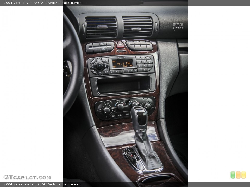 Black Interior Controls for the 2004 Mercedes-Benz C 240 Sedan #79849739