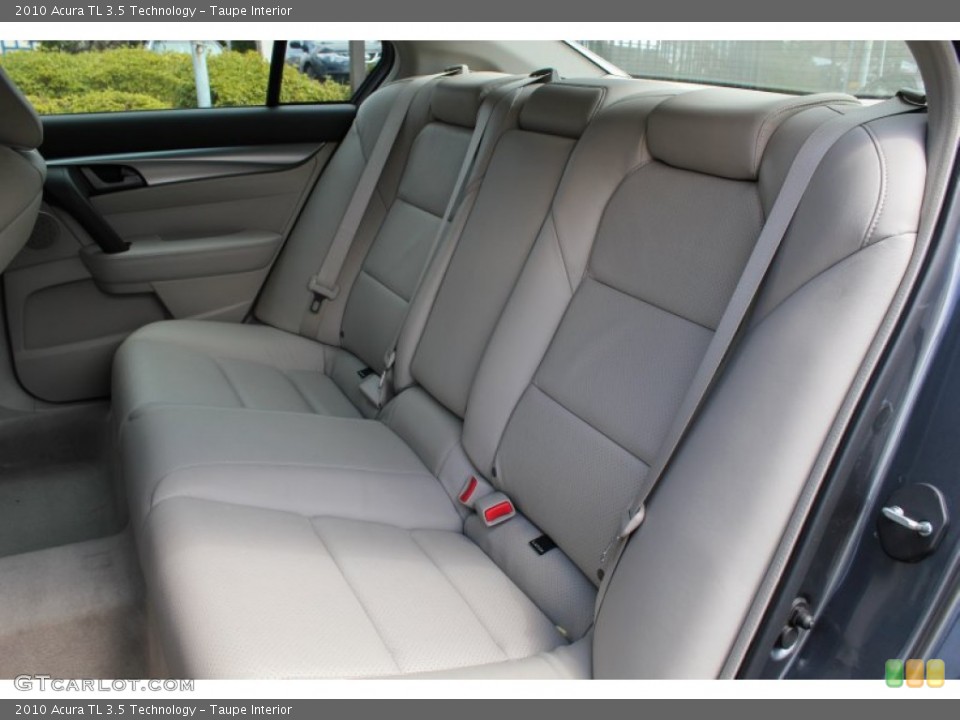 Taupe Interior Rear Seat for the 2010 Acura TL 3.5 Technology #79849882