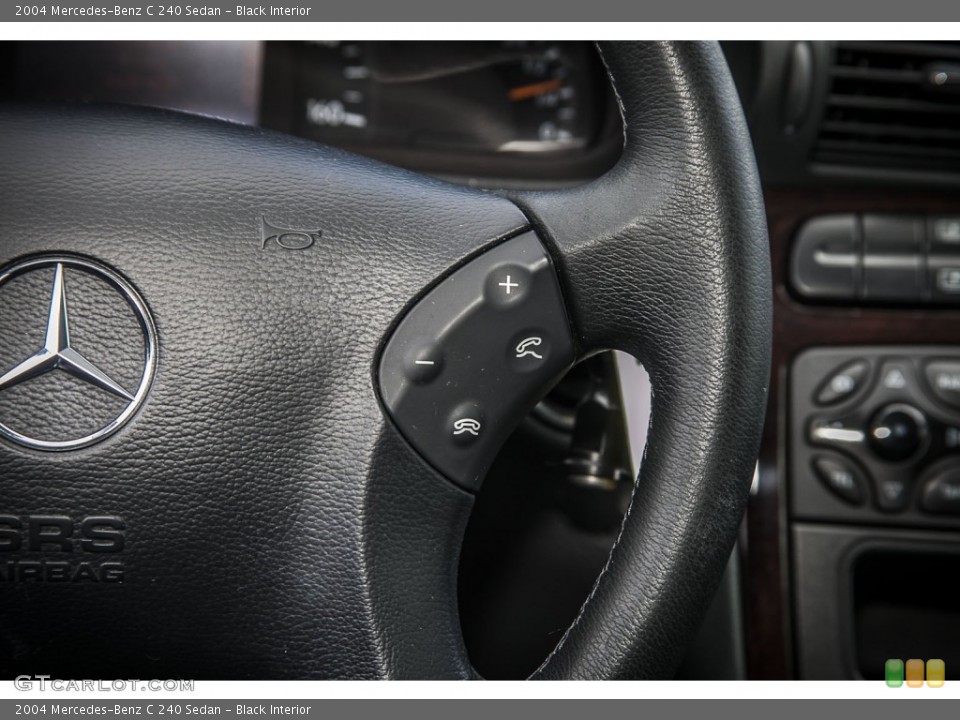 Black Interior Controls for the 2004 Mercedes-Benz C 240 Sedan #79850059