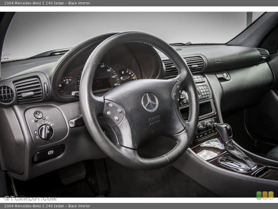 Black Interior Dashboard for the 2004 Mercedes-Benz C 240 Sedan #79850109