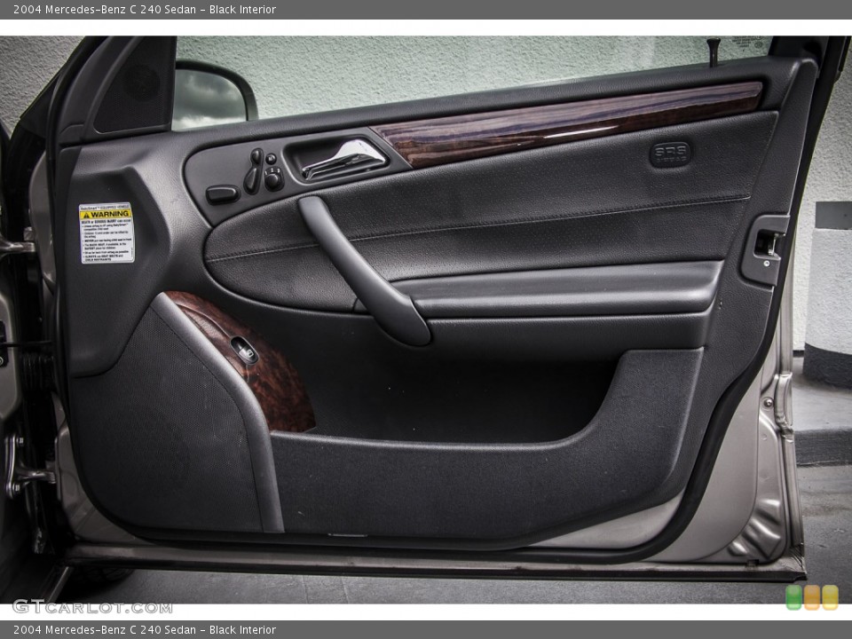 Black Interior Door Panel for the 2004 Mercedes-Benz C 240 Sedan #79850268