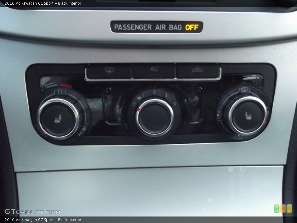 Black Interior Controls for the 2010 Volkswagen CC Sport #79851046
